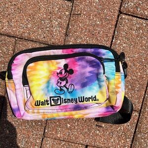 Walt Disney World Tie Dye 2-Way Shoulder Bag Fanny Pack